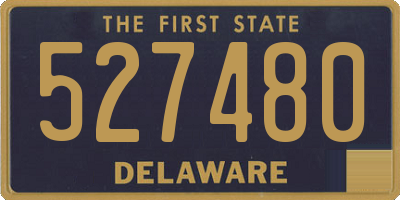 DE license plate 527480
