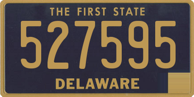 DE license plate 527595