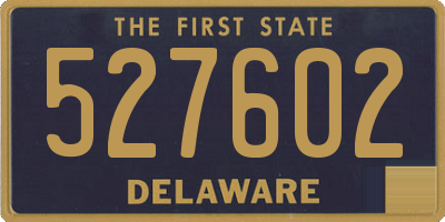 DE license plate 527602