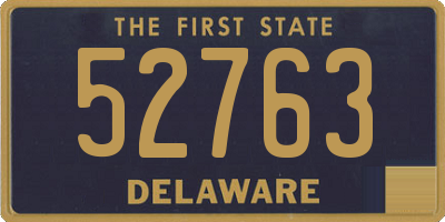 DE license plate 52763