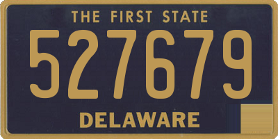 DE license plate 527679