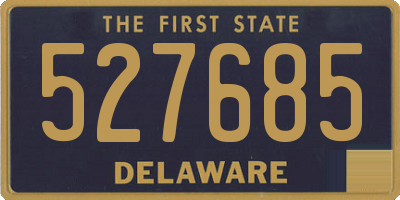 DE license plate 527685