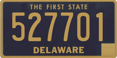DE license plate 527701