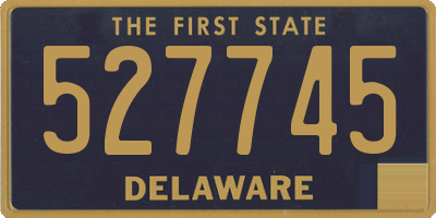 DE license plate 527745