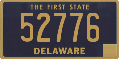 DE license plate 52776