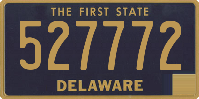 DE license plate 527772