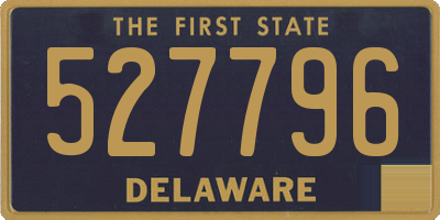 DE license plate 527796