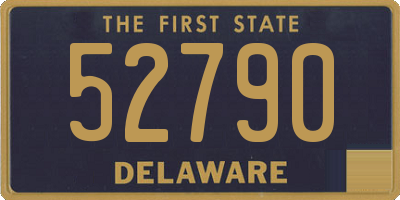 DE license plate 52790