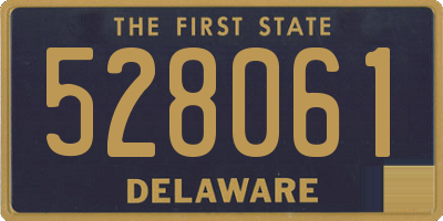 DE license plate 528061