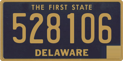 DE license plate 528106