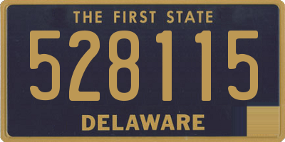 DE license plate 528115