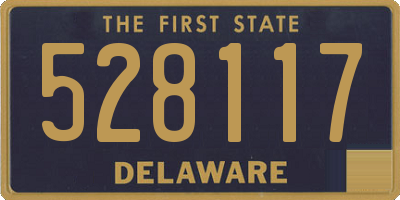 DE license plate 528117