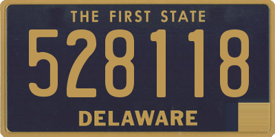 DE license plate 528118