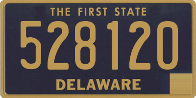 DE license plate 528120