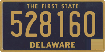 DE license plate 528160
