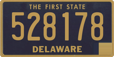 DE license plate 528178