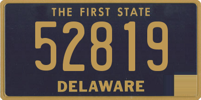 DE license plate 52819