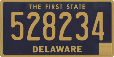 DE license plate 528234