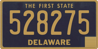 DE license plate 528275