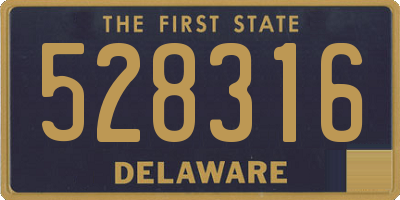 DE license plate 528316
