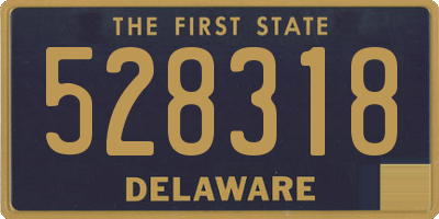 DE license plate 528318