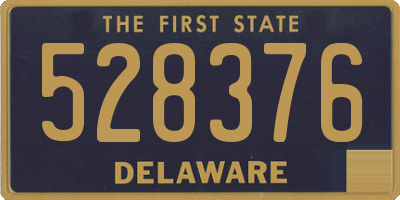 DE license plate 528376