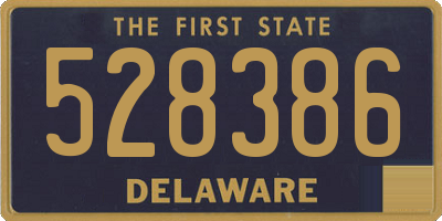 DE license plate 528386
