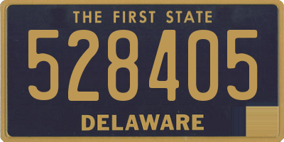 DE license plate 528405