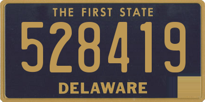 DE license plate 528419