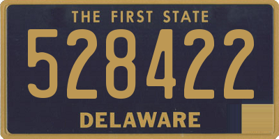 DE license plate 528422