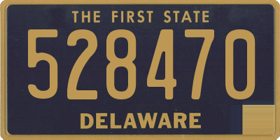 DE license plate 528470
