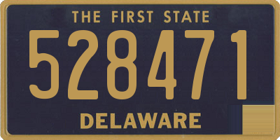 DE license plate 528471