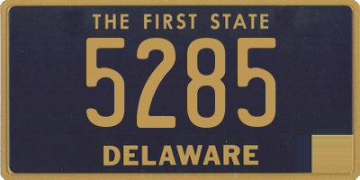 DE license plate 5285