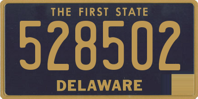 DE license plate 528502