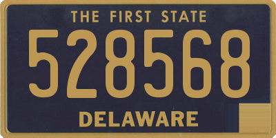 DE license plate 528568