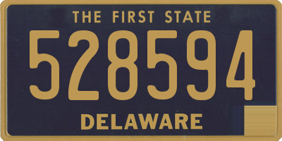 DE license plate 528594