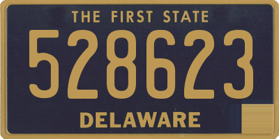 DE license plate 528623