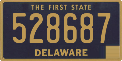 DE license plate 528687