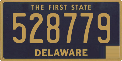DE license plate 528779