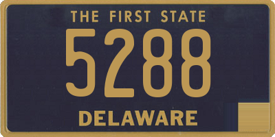 DE license plate 5288