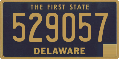 DE license plate 529057