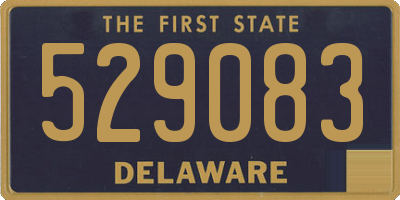DE license plate 529083