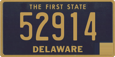 DE license plate 52914
