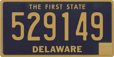 DE license plate 529149