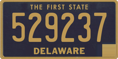 DE license plate 529237