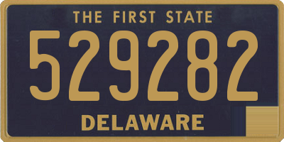 DE license plate 529282