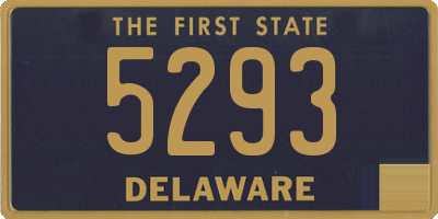 DE license plate 5293