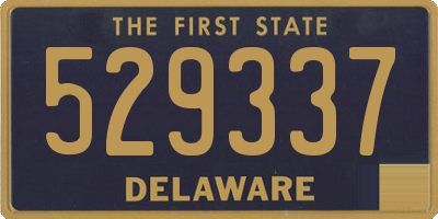 DE license plate 529337