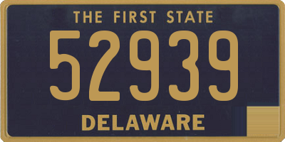 DE license plate 52939
