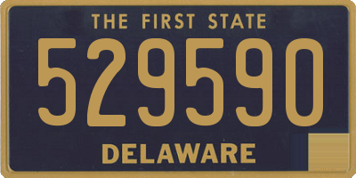 DE license plate 529590